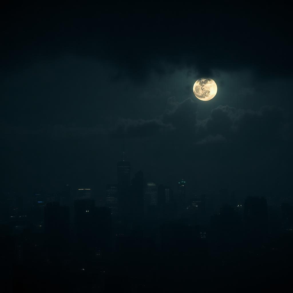 Major city skyline plunged into darkness during a grid failure